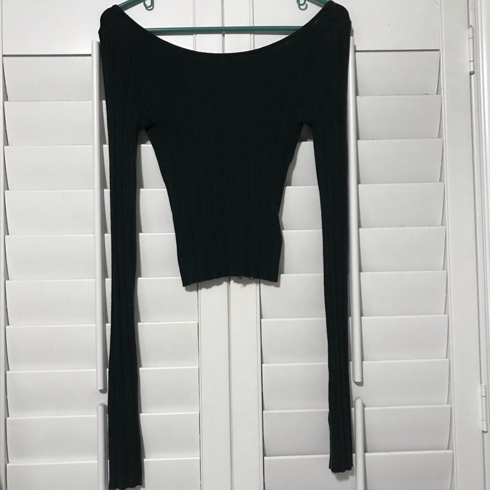 Dark green sweater